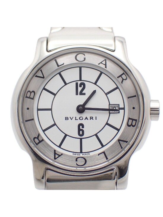 Bvlgari Solo Tempo Quartz Watch White Dial SS Pawn main image 8
